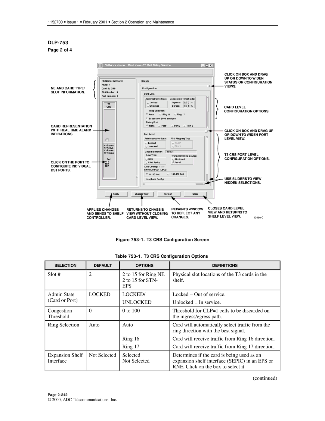 ADC Release 3.1 user manual Eps, Locked Unlocked 