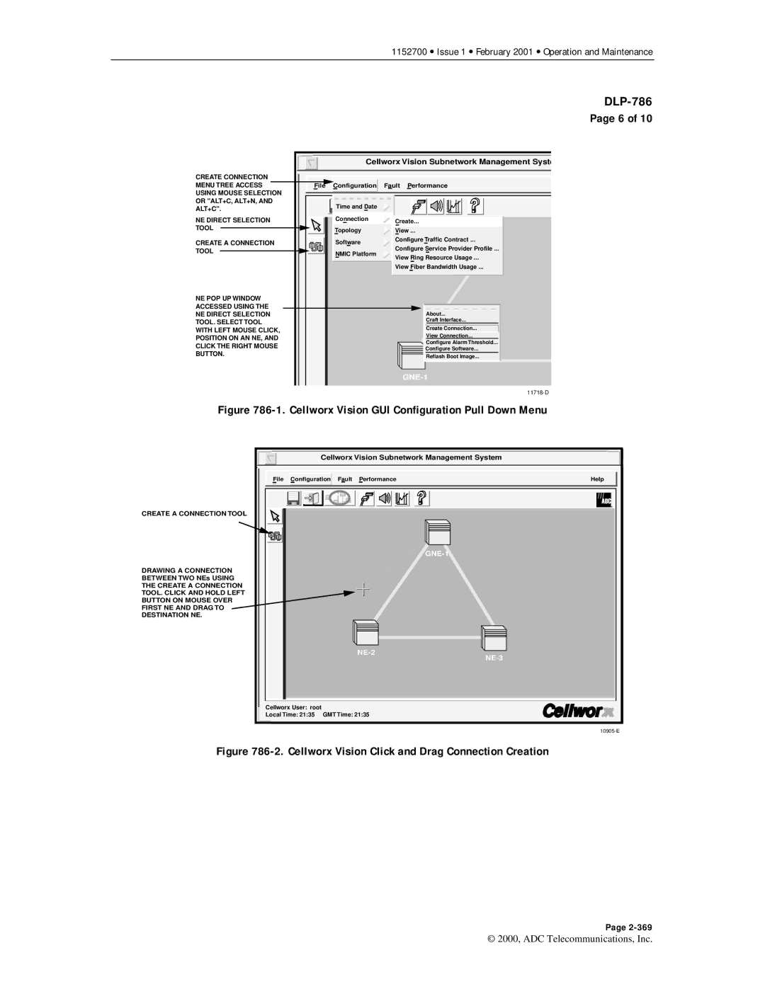 ADC Release 3.1 user manual Cellworx User root Local Time GMT Time 10905-E 