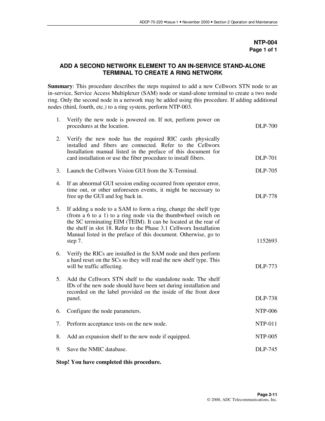 ADC Release 3.1 user manual NTP-004 