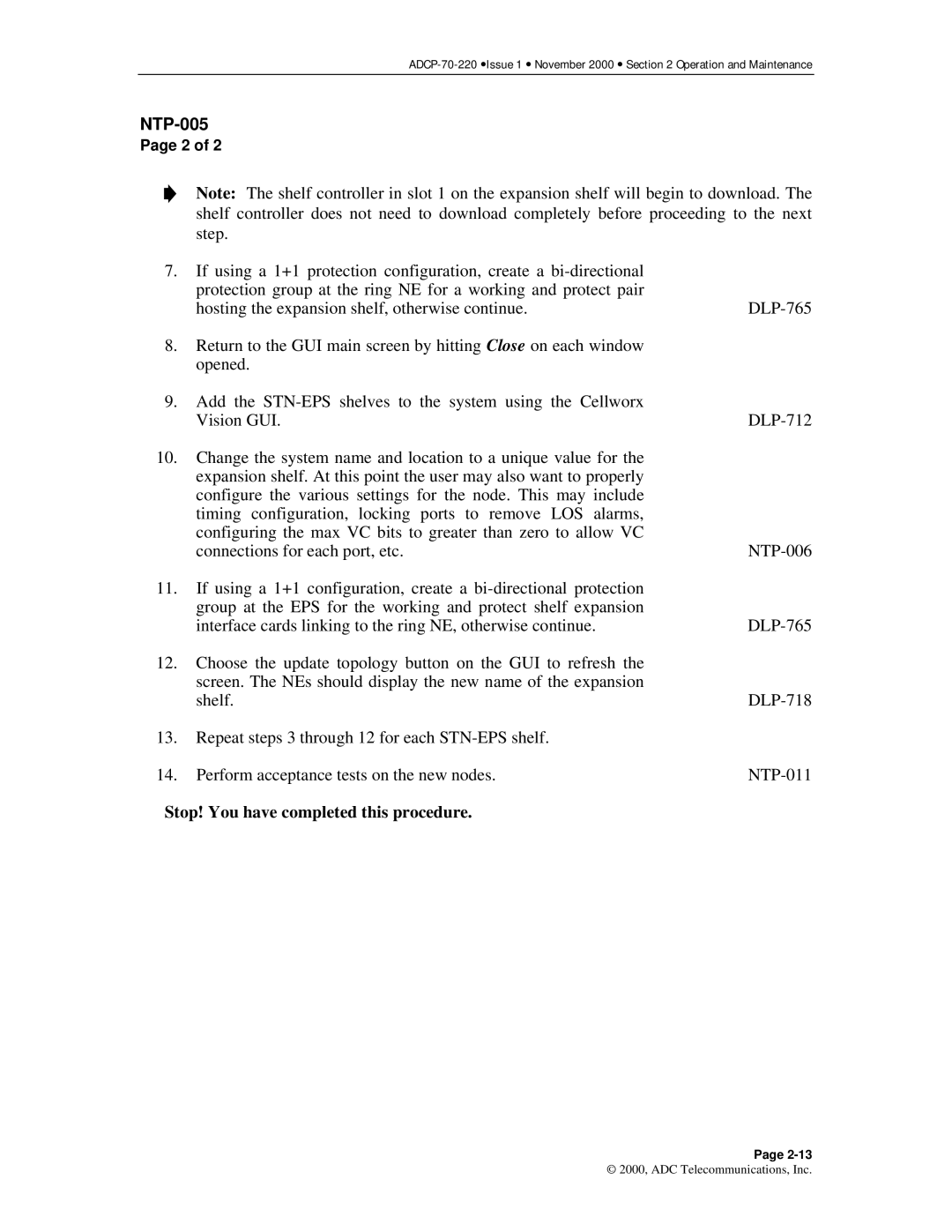 ADC Release 3.1 user manual NTP-005 