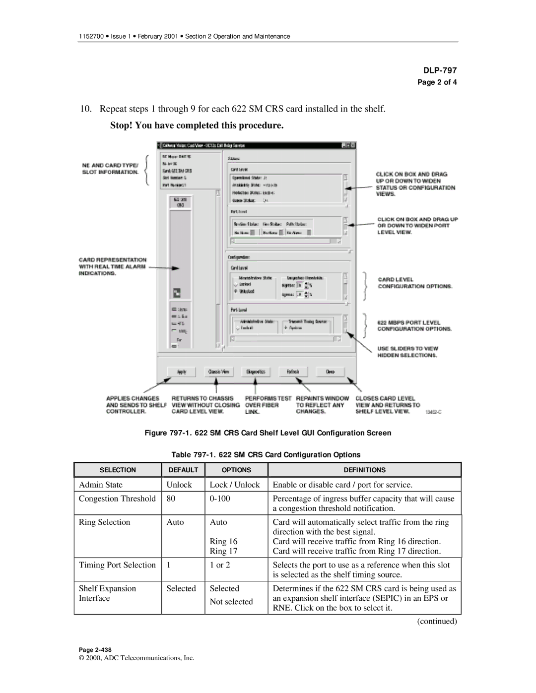 ADC Release 3.1 user manual Stop! You have completed this procedure 