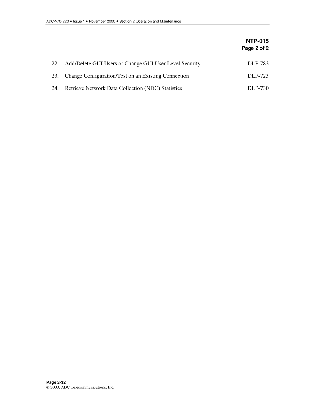 ADC Release 3.1 user manual NTP-015 