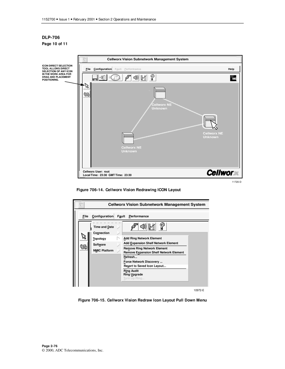 ADC Release 3.1 user manual Cellworx Vision Redrawing Icon Layout 