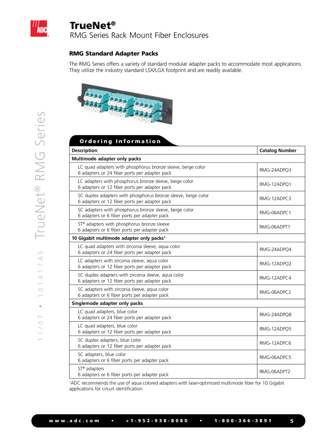 ADC manual 0 7 1 0 1 4 1 7 a E TrueNet RMG Series 