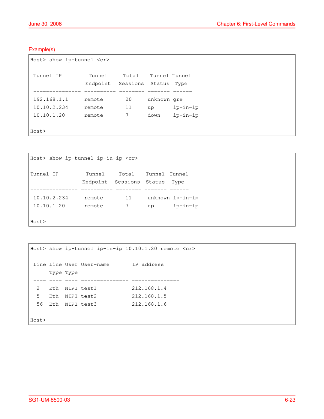 ADC SG-1 user manual 10.10.1.20 