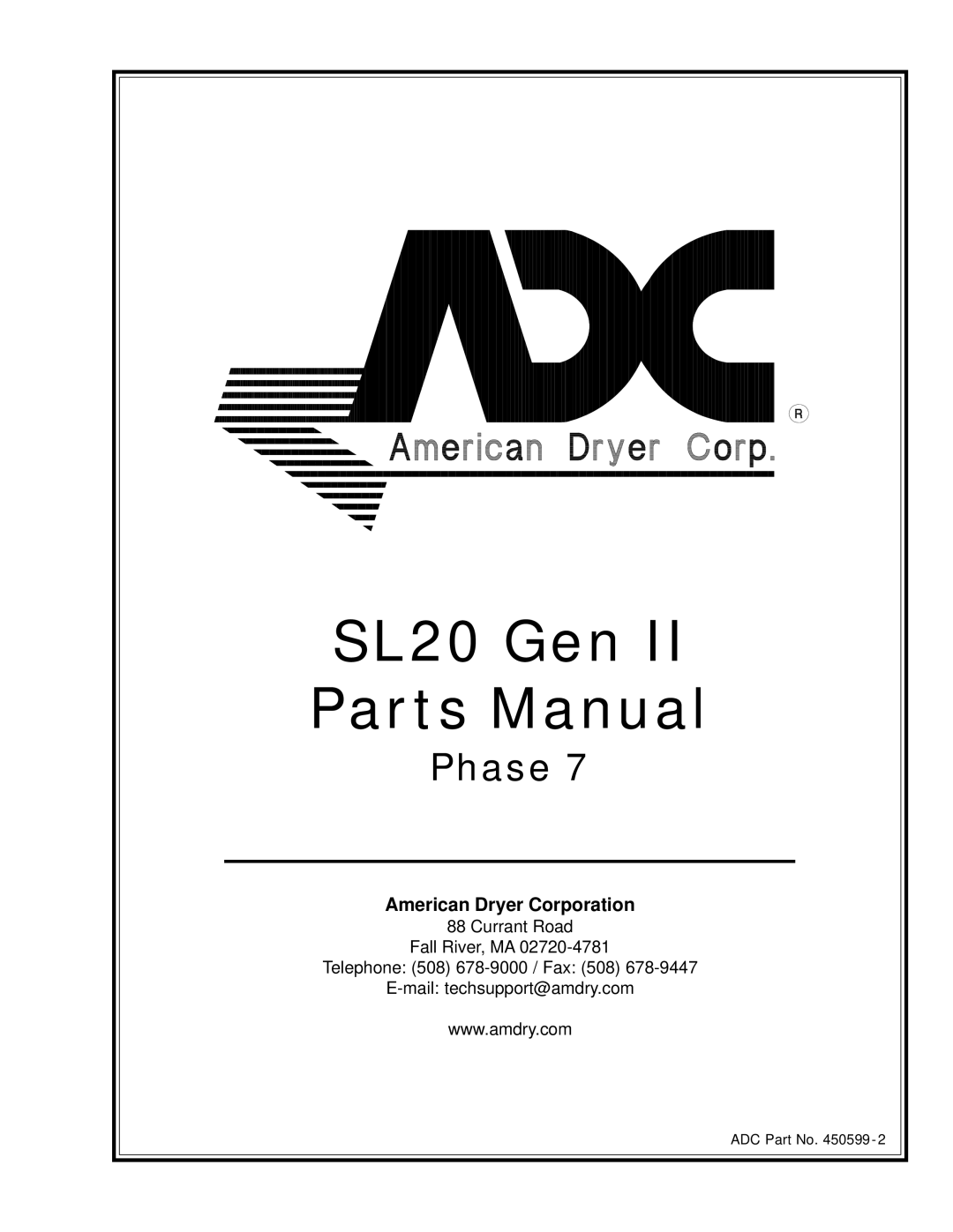 ADC SL20 Gen II manual 