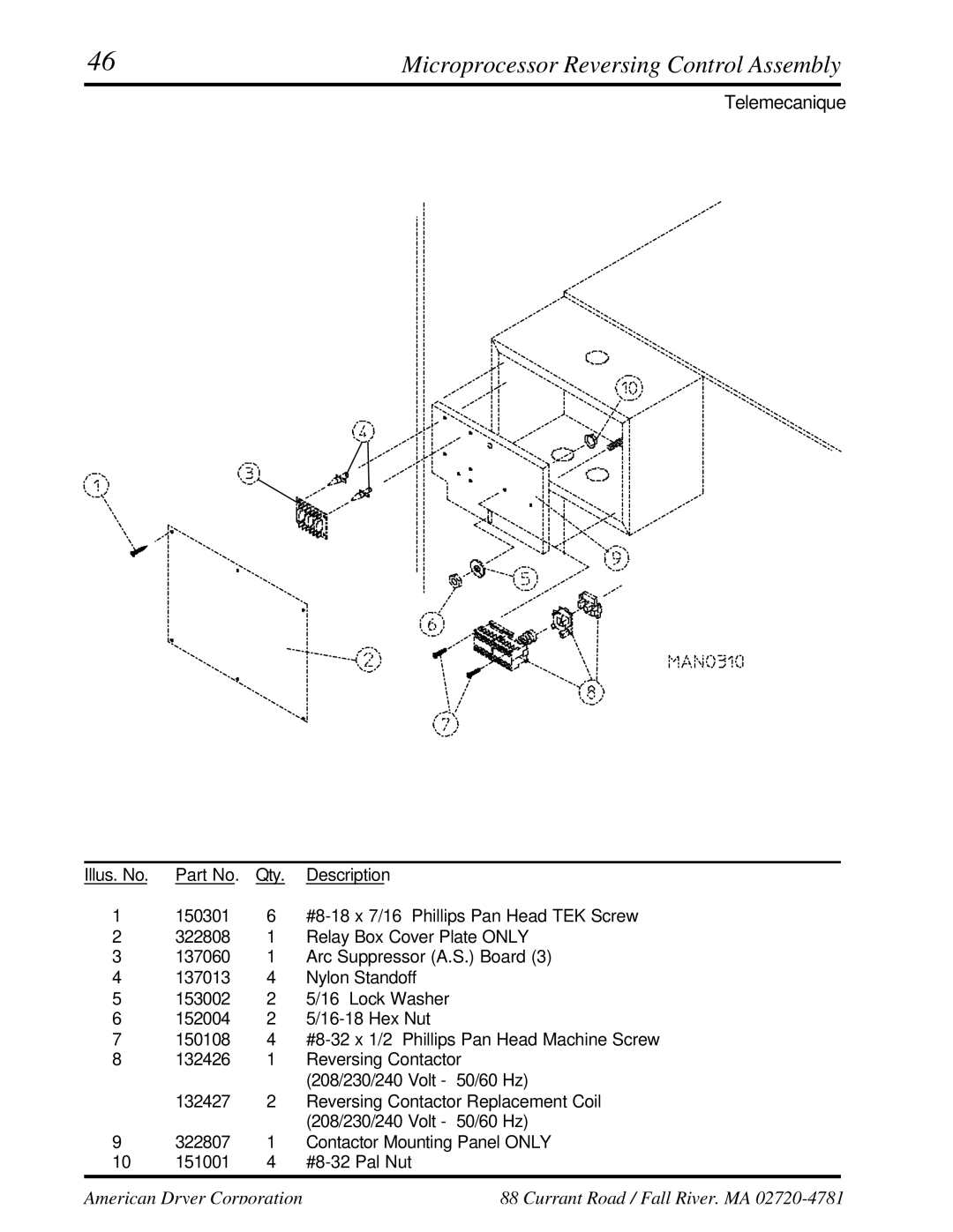 ADC UD-50 manual Microprocessor Reversing Control Assembly 