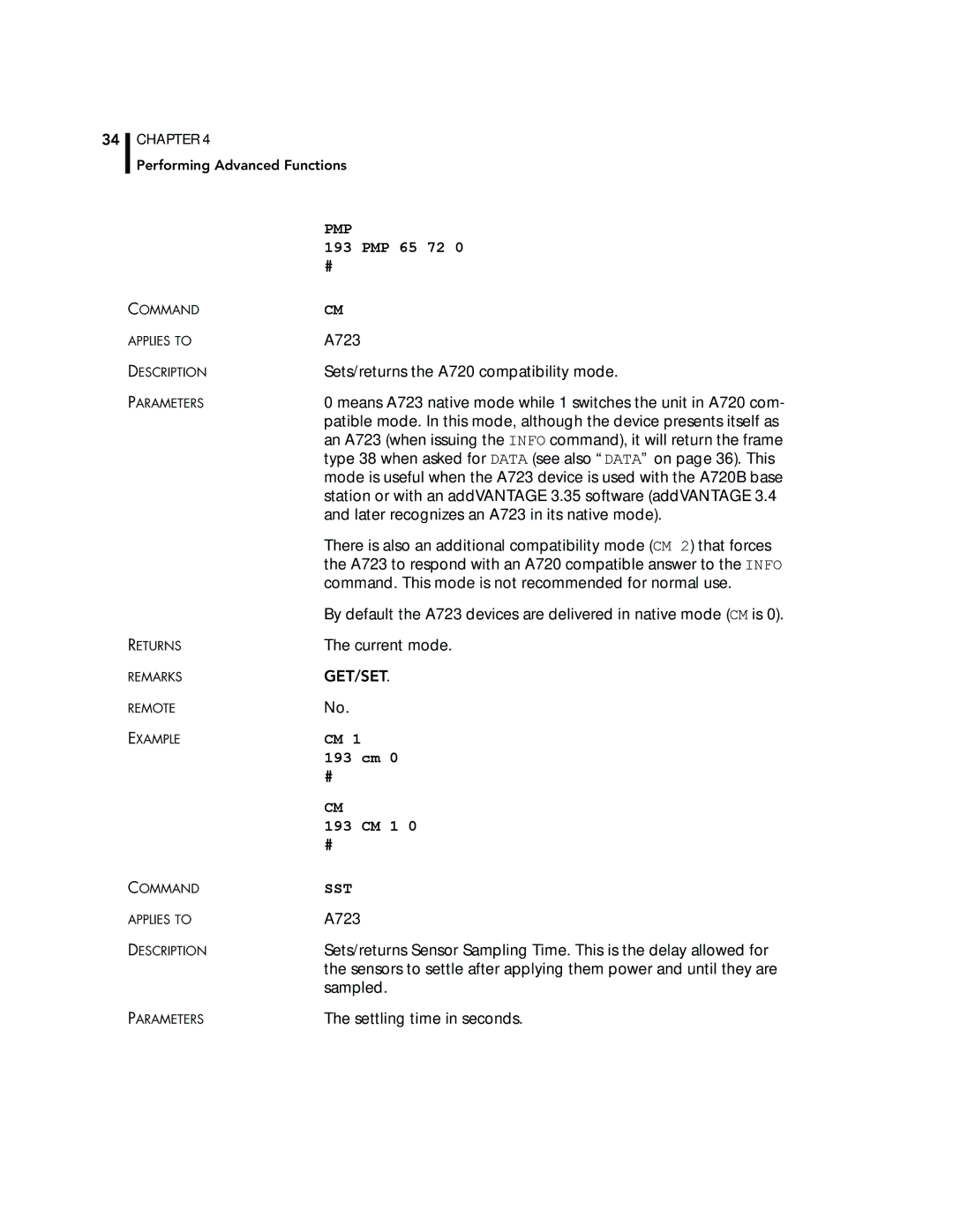 Adcom A723, A720 manual PMP 65 72, 193 cm, 193 CM 1, Sst 