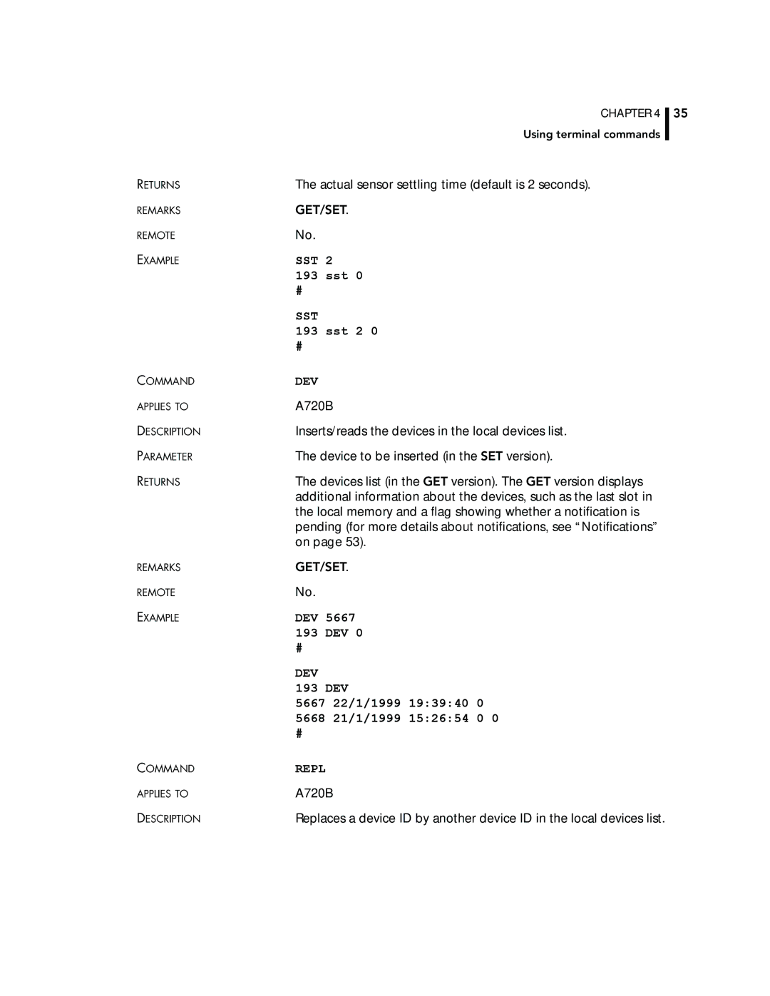 Adcom A720, A723 manual Dev, Repl 