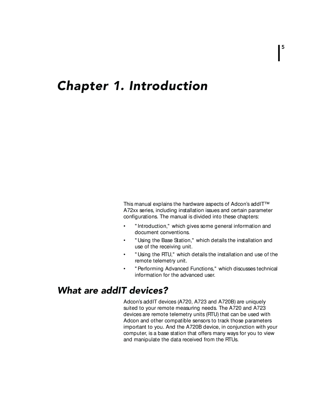 Adcom A720, A723 manual Introduction, What are addIT devices? 