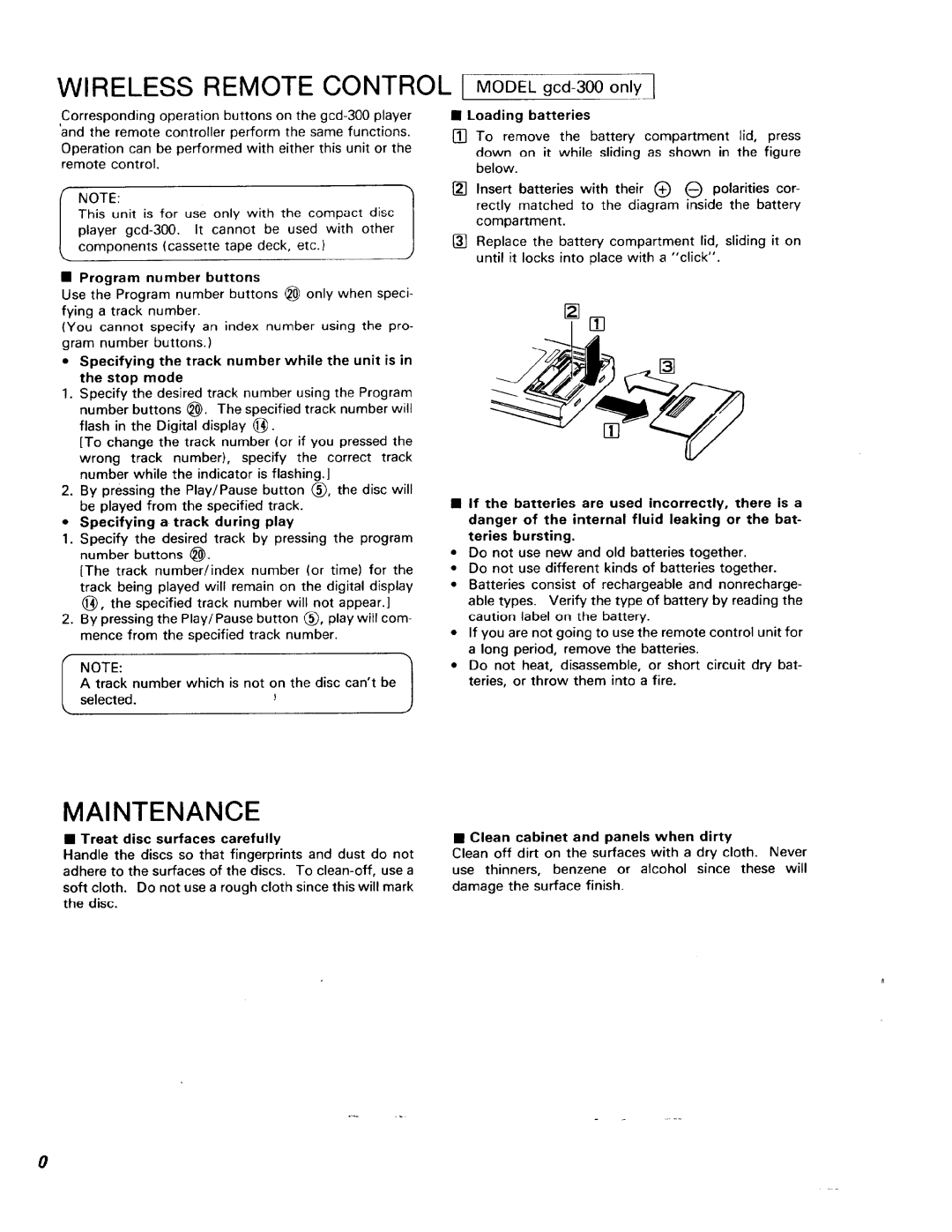 Adcom GCD-200 manual 