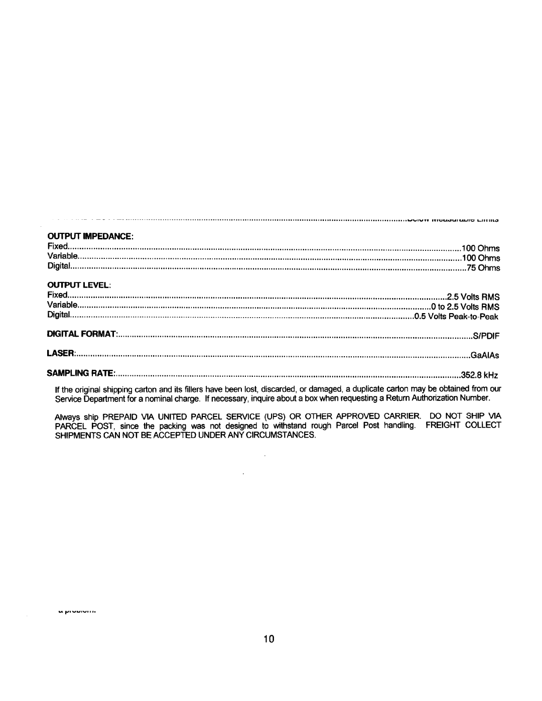 Adcom GCD-700 manual 