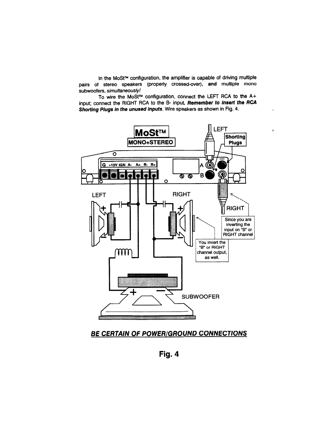 Adcom GFA-4302, GFA-4404, GFA-4702, GFA-4304, GFA-4402 manual 