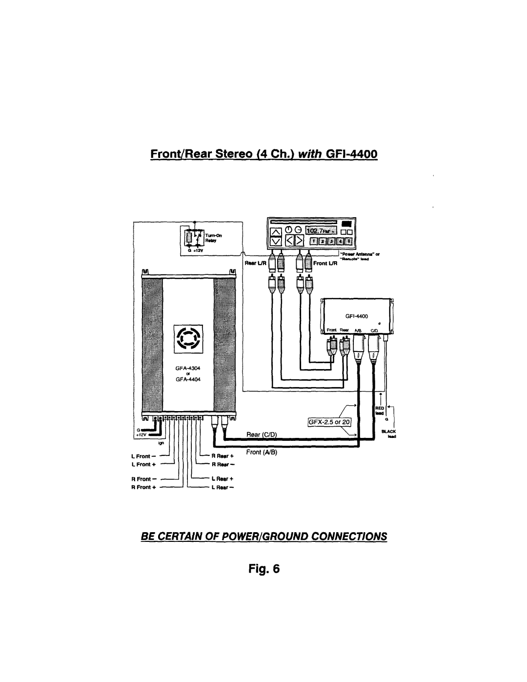 Adcom GFA-4402, GFA-4302, GFA-4404, GFA-4702, GFA-4304 manual 