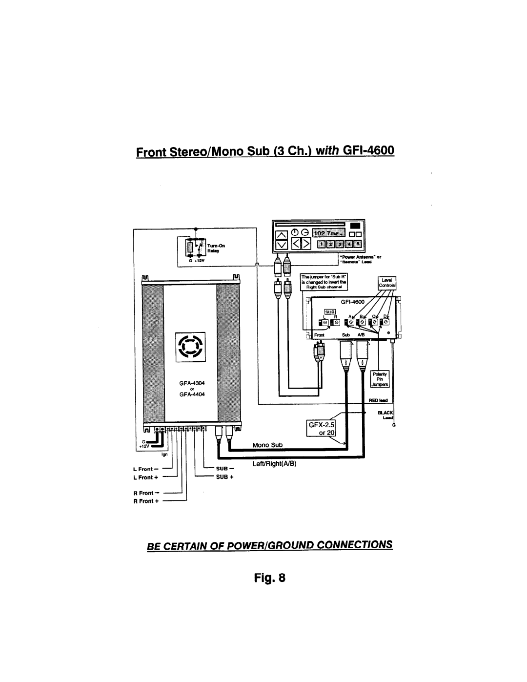 Adcom GFA-4404, GFA-4302, GFA-4702, GFA-4304, GFA-4402 manual 