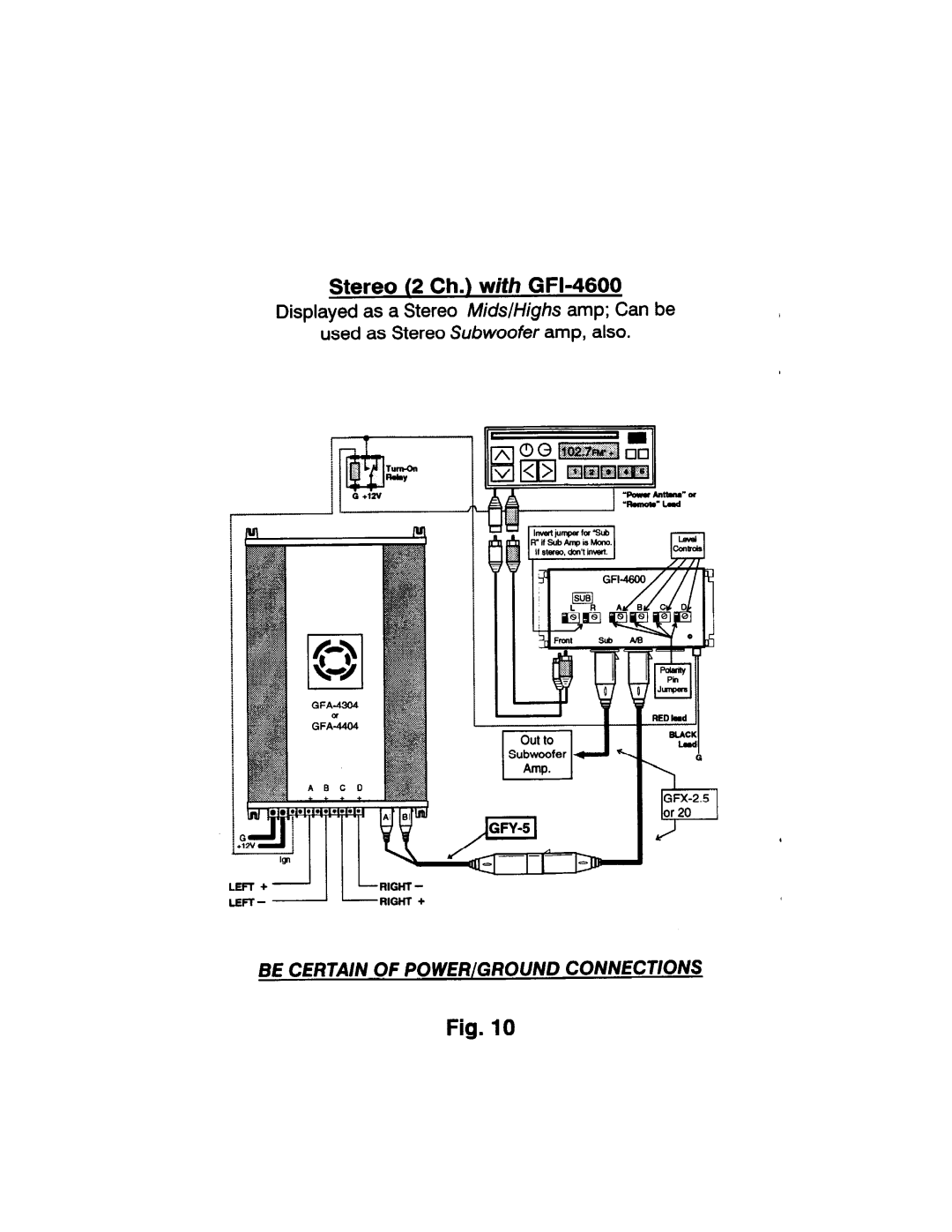 Adcom GFA-4304, GFA-4302, GFA-4404, GFA-4702, GFA-4402 manual 