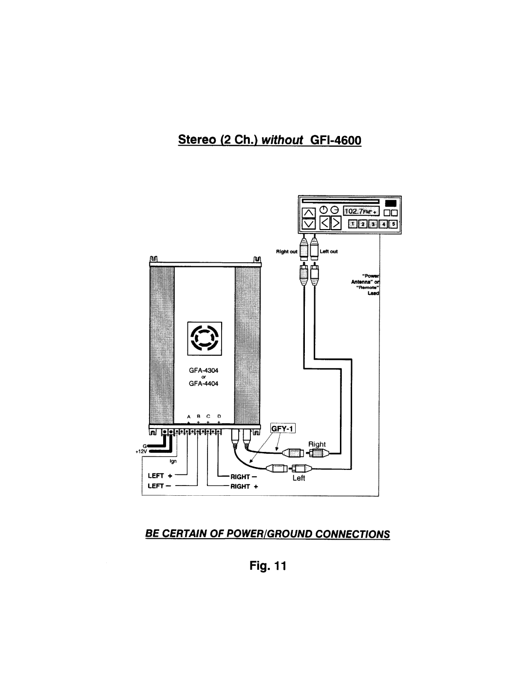 Adcom GFA-4402, GFA-4302, GFA-4404, GFA-4702, GFA-4304 manual 