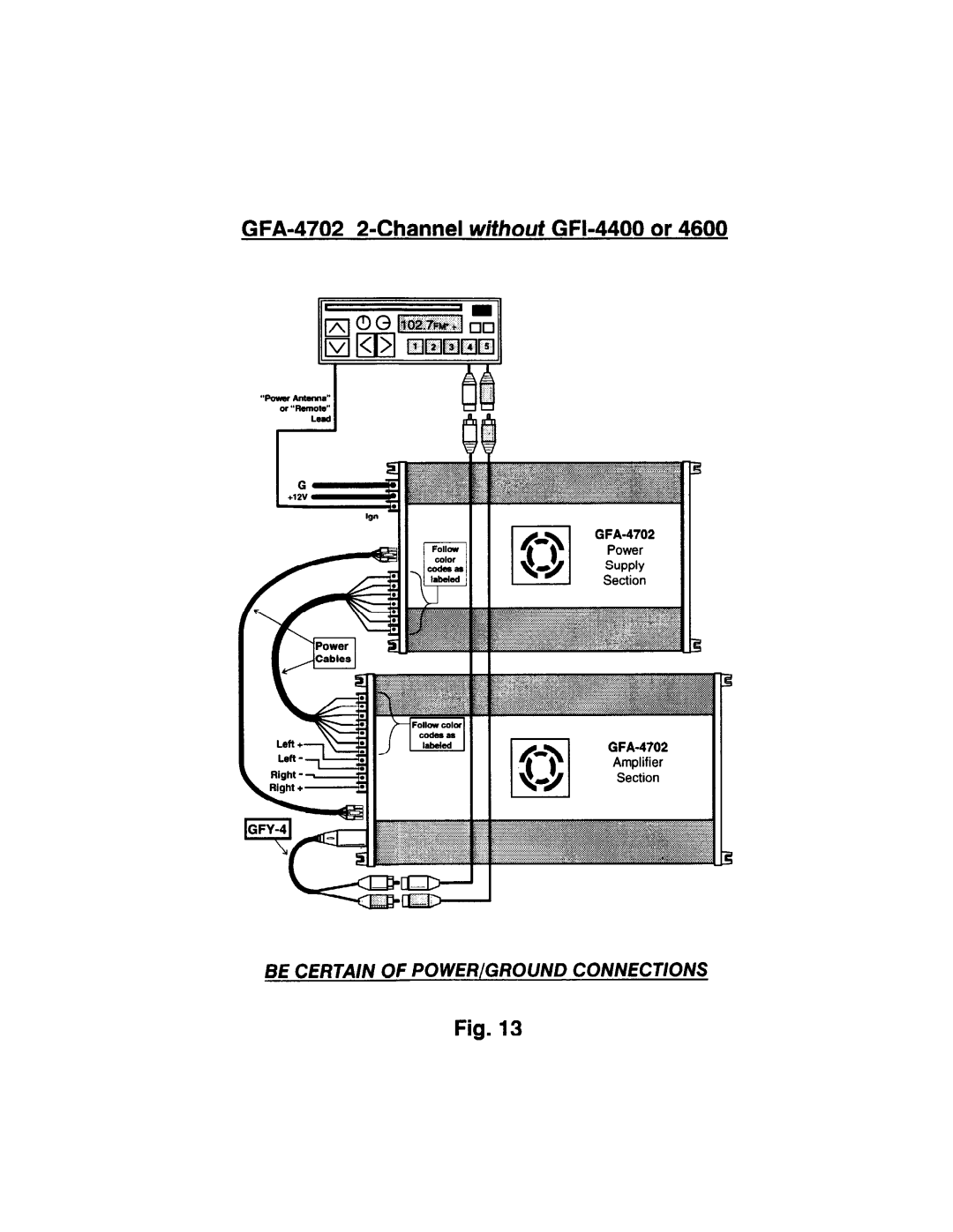 Adcom GFA-4404, GFA-4302, GFA-4702, GFA-4304, GFA-4402 manual 