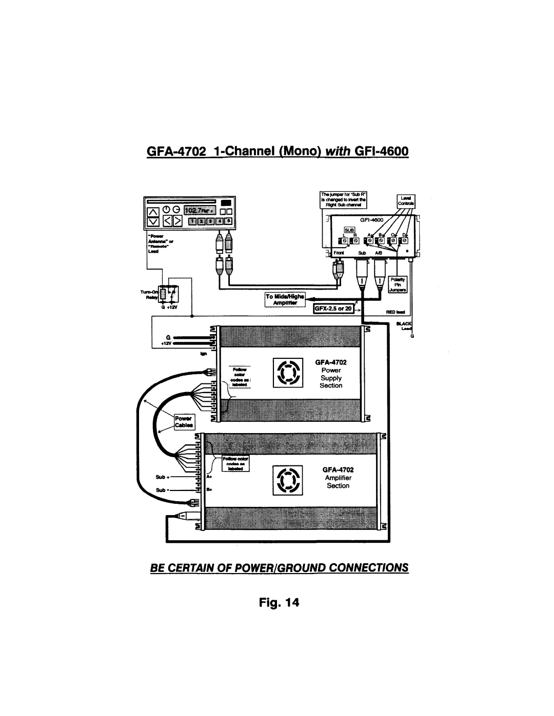 Adcom GFA-4702, GFA-4302, GFA-4404, GFA-4304, GFA-4402 manual 