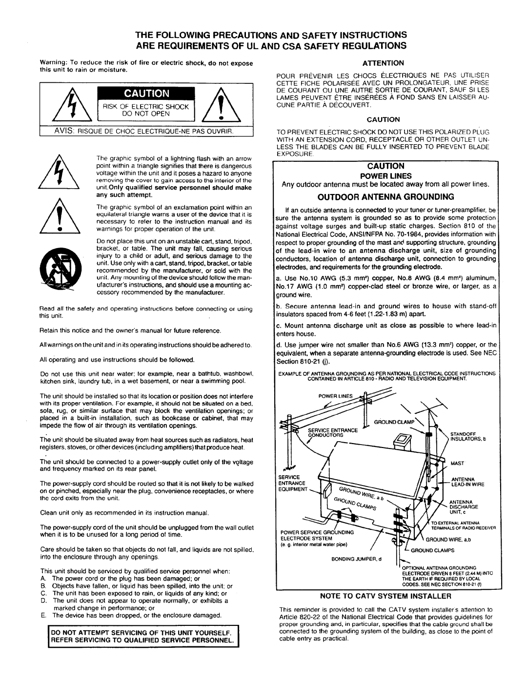 Adcom GTP-600 manual 