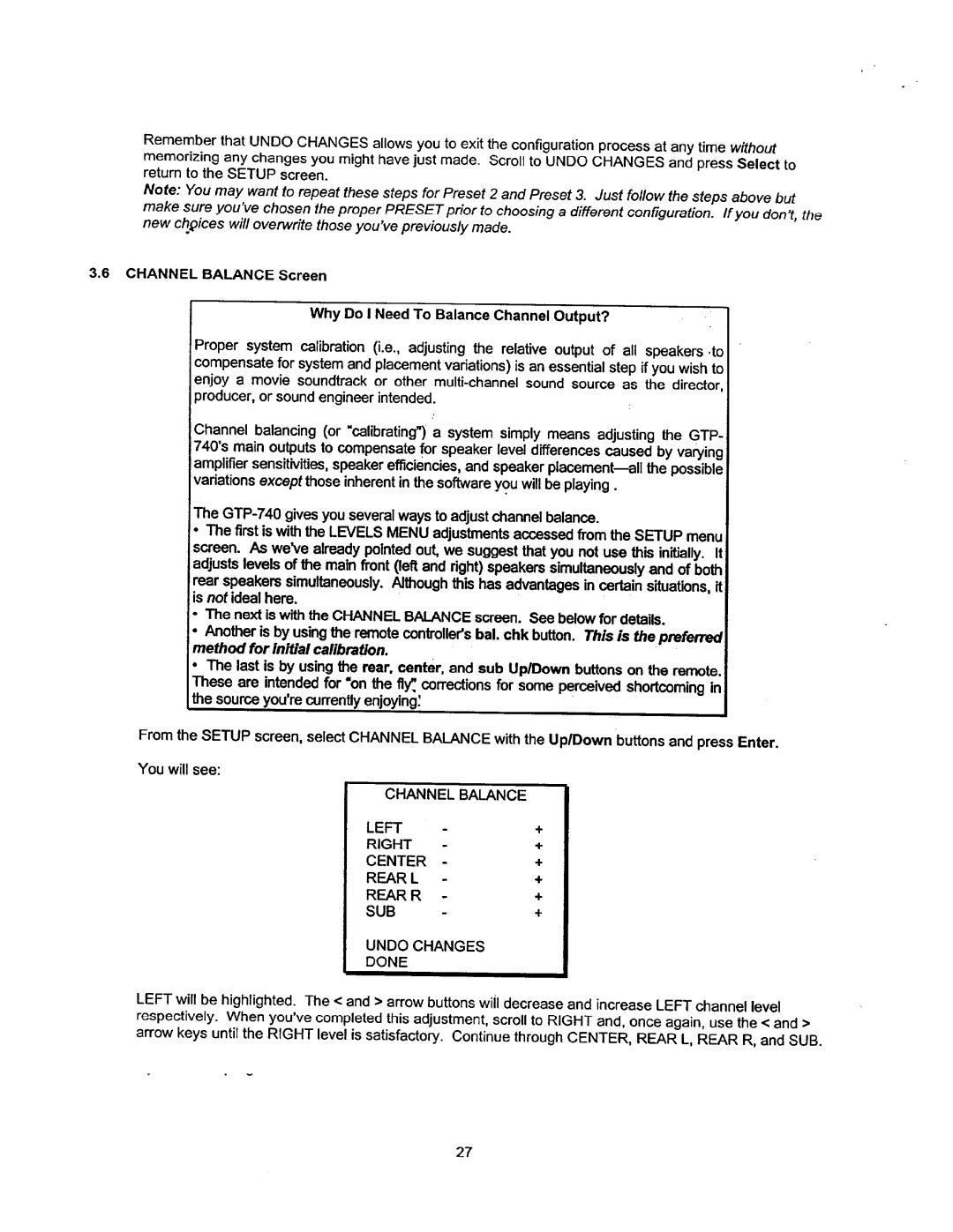 Adcom GTP-740 manual 