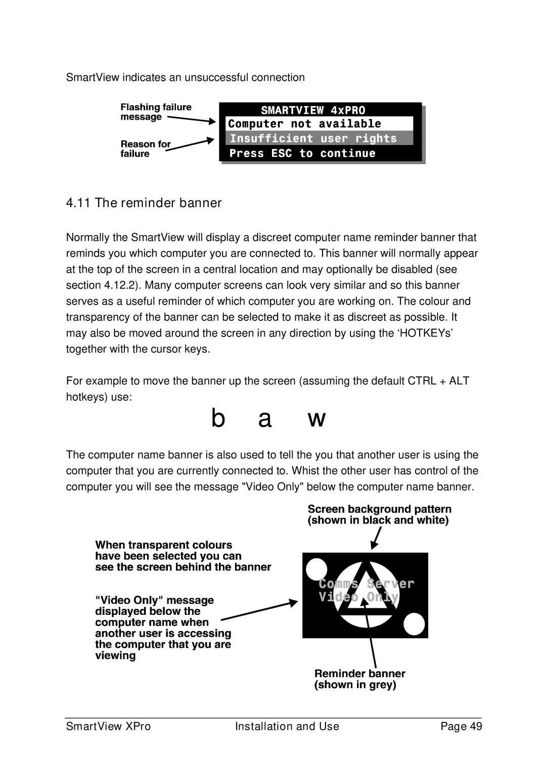 Adder Technology ADD0038/1 warranty Baw, Reminder banner 