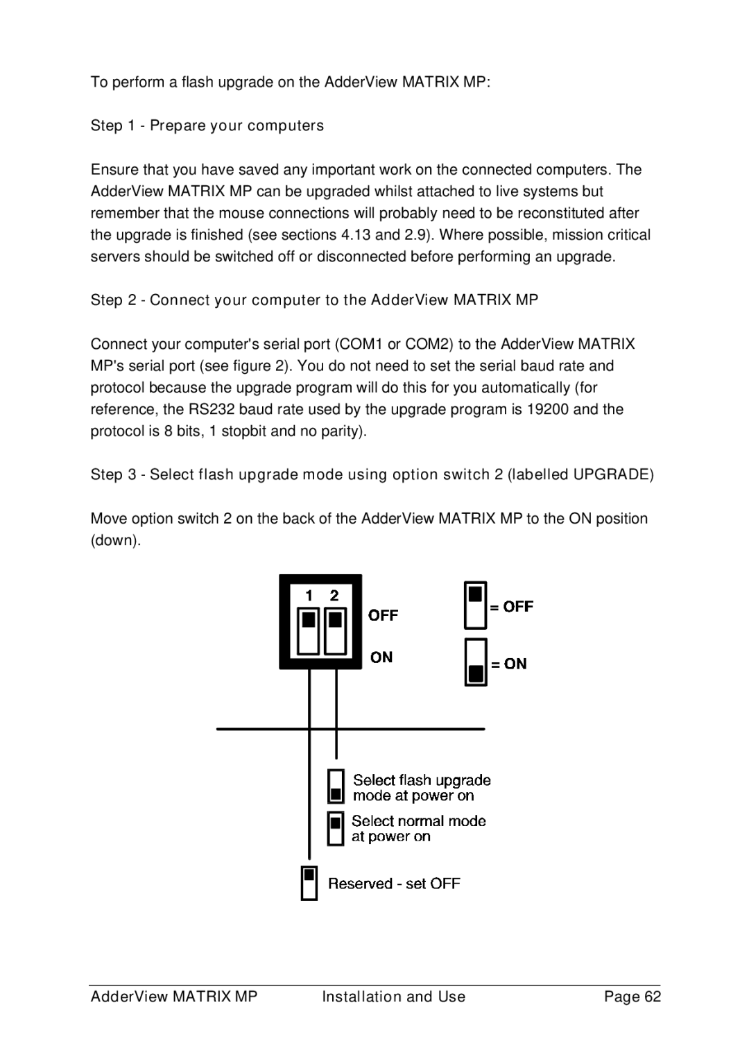 Adder Technology AVM216MP, AVM208MP manual Prepare your computers, Connect your computer to the AdderView Matrix MP 