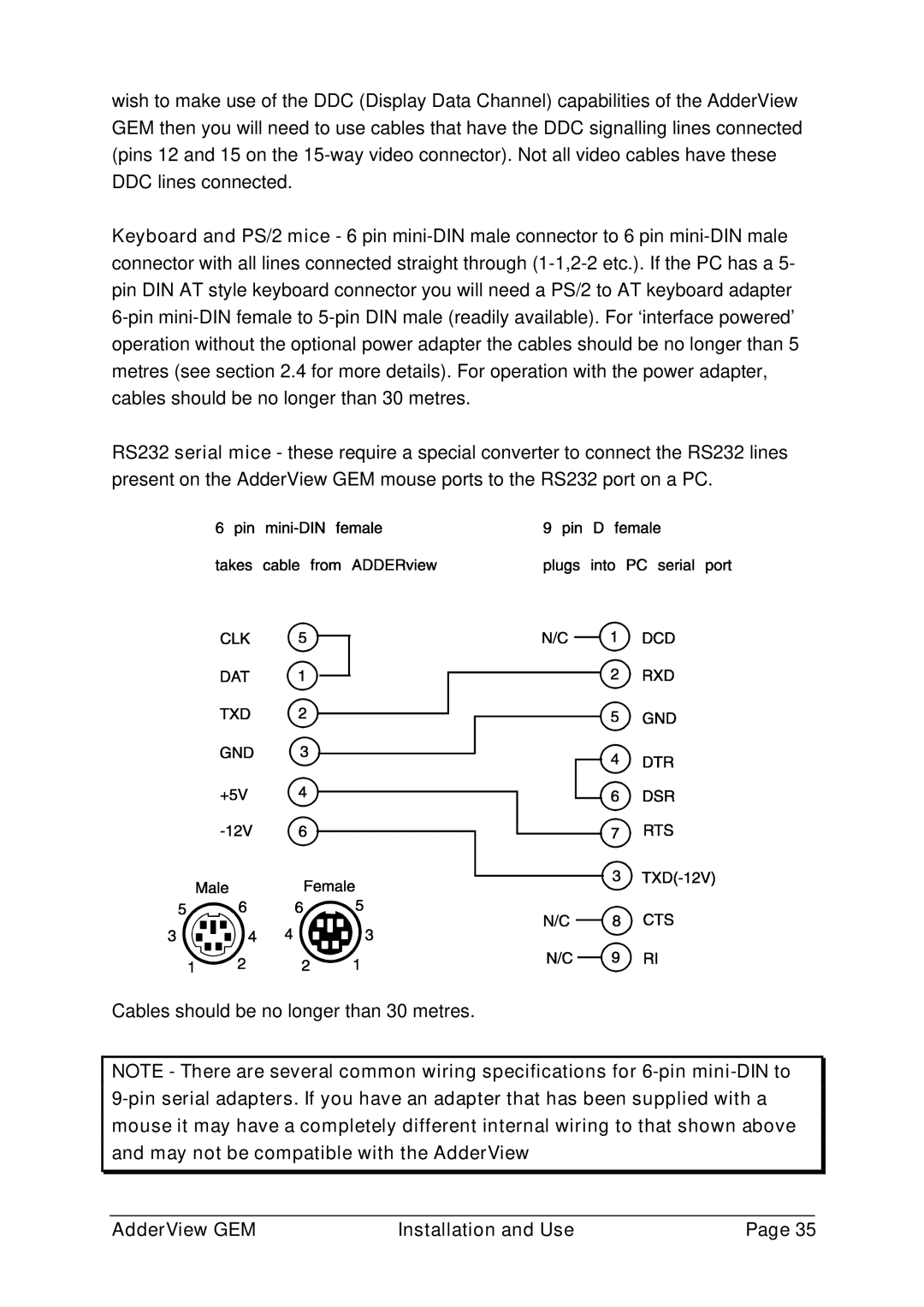 Adder Technology GEMAV4GEM, GEMAV2GEM manual AdderView GEM Installation and Use 