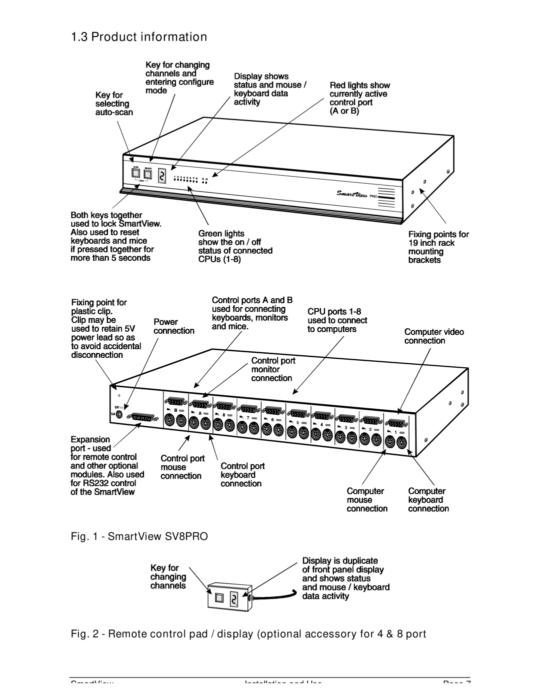 Adder Technology warranty Product information, SmartView SV8PRO 