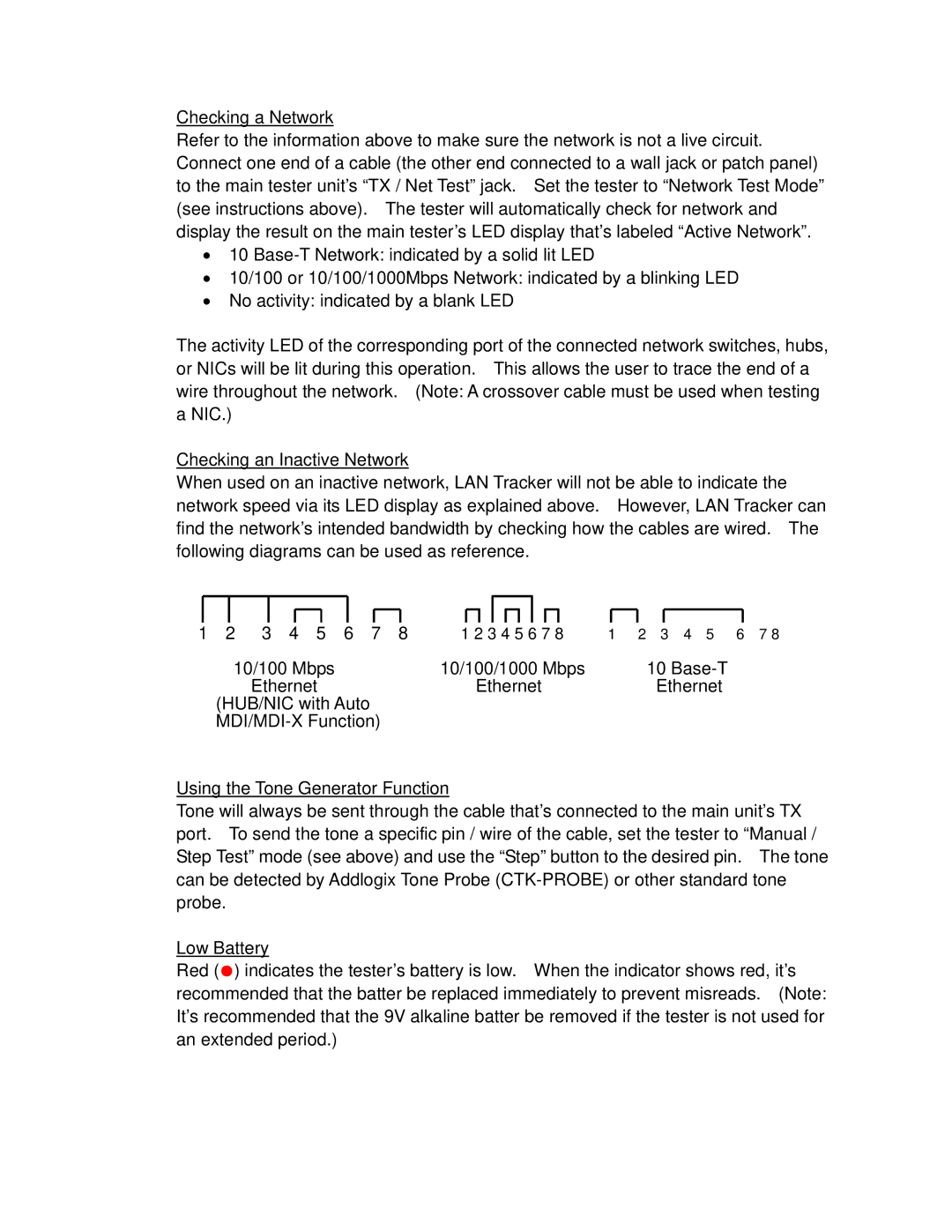 Addlogix CTK-LNTRK manual 3 4 5 6 7 