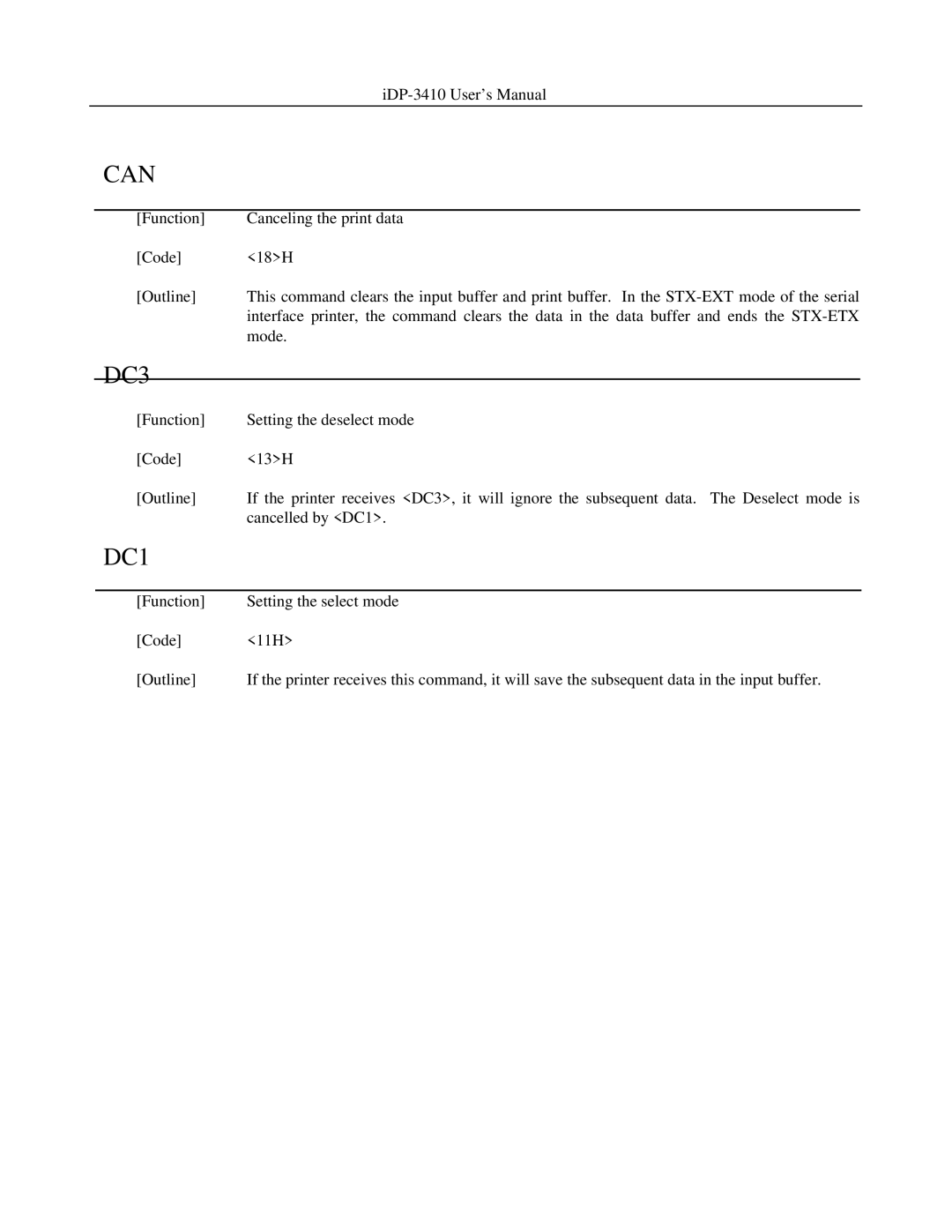 Addlogix iDP-3410 user manual Can 