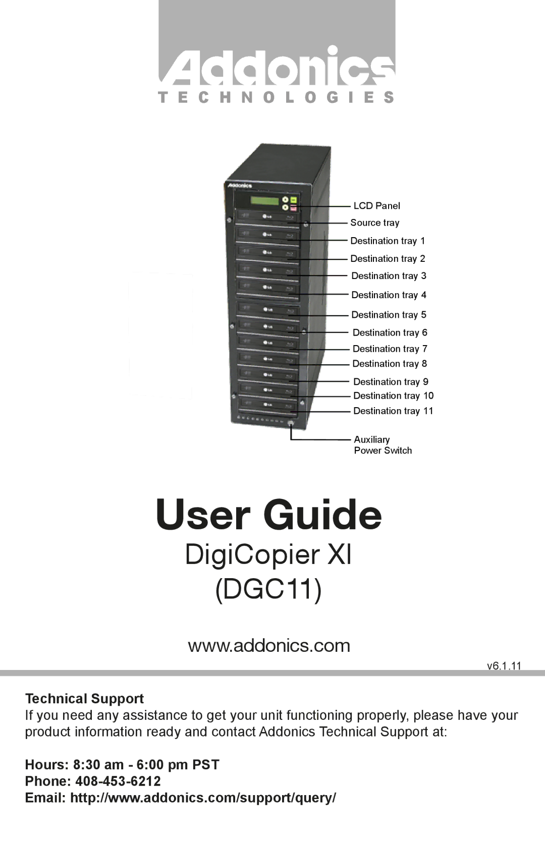 Addonics Technologies DGC11 manual User Guide 