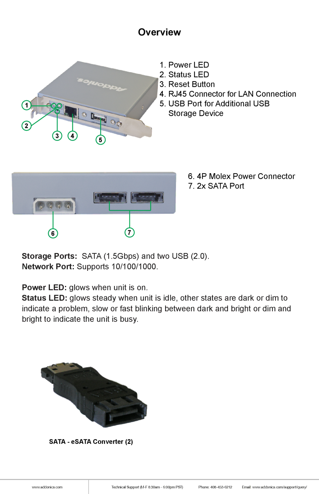 Addonics Technologies NAS4RM manual Overview 