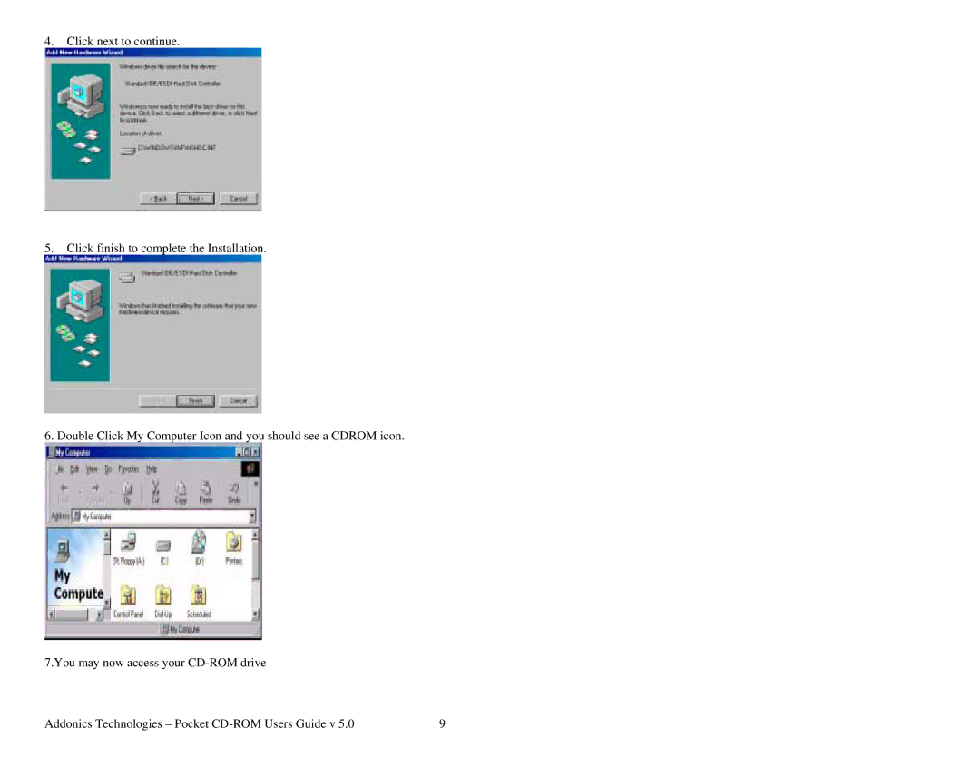 Addonics Technologies PCMCIA manual 