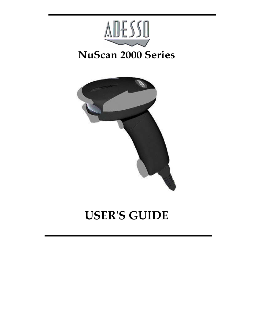 Adesso 2000 manual Users Guide 