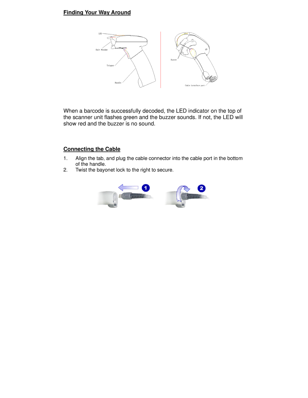 Adesso 2000 manual Finding Your Way Around, Connecting the Cable 