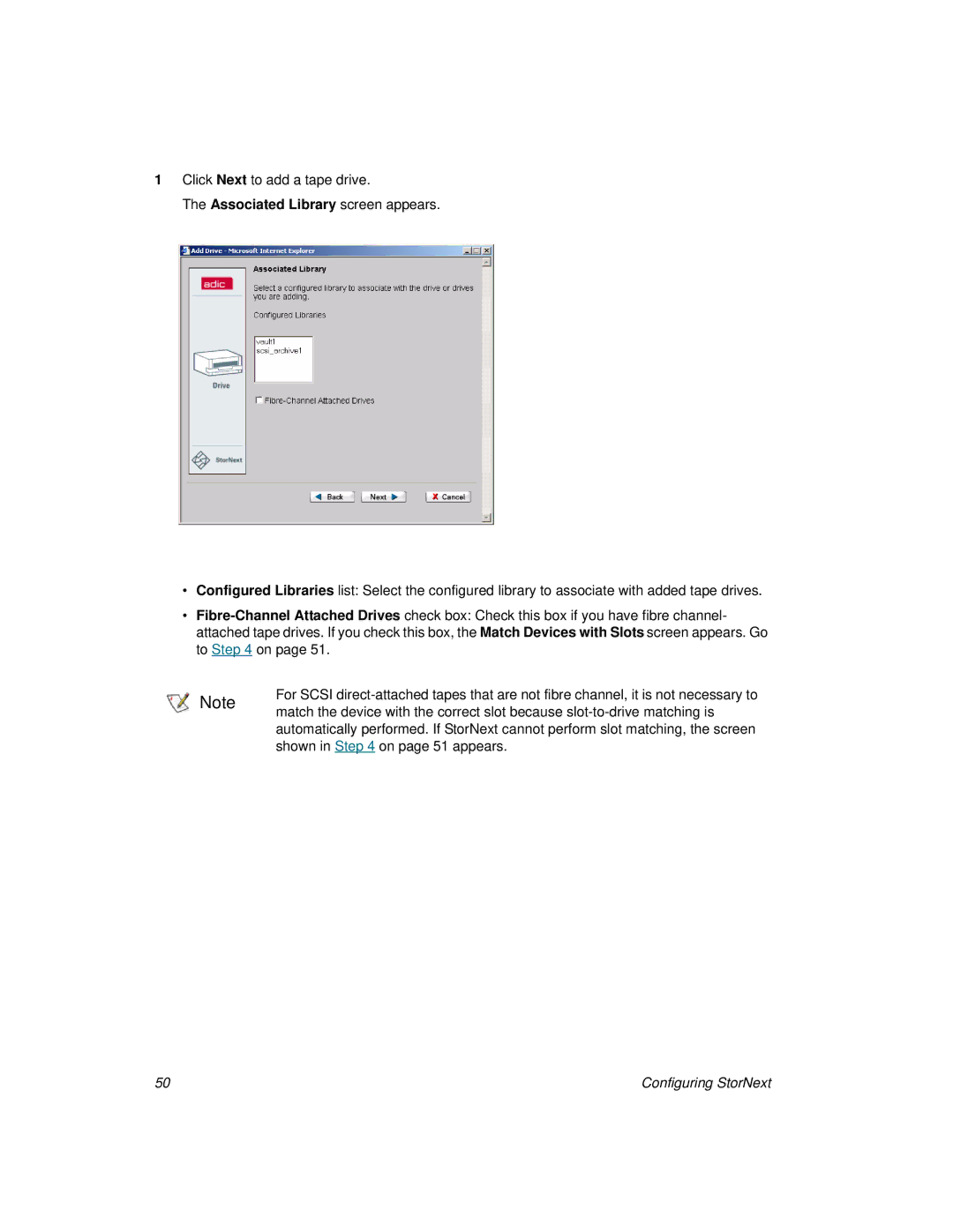 ADIC 2.8 manual Shown in on page 51 appears 