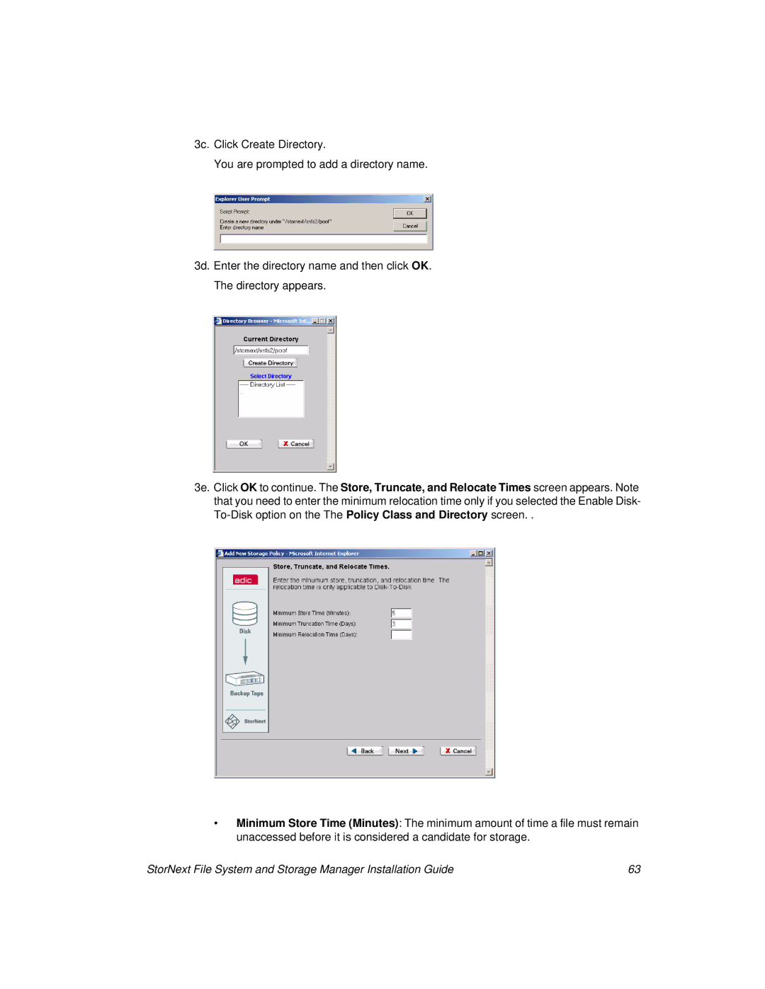 ADIC 2.8 manual StorNext File System and Storage Manager Installation Guide 