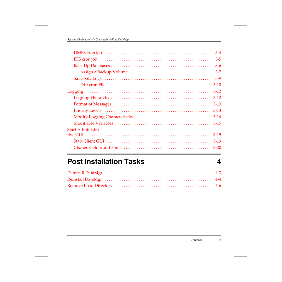 ADIC 3.5 manual Post Installation Tasks 