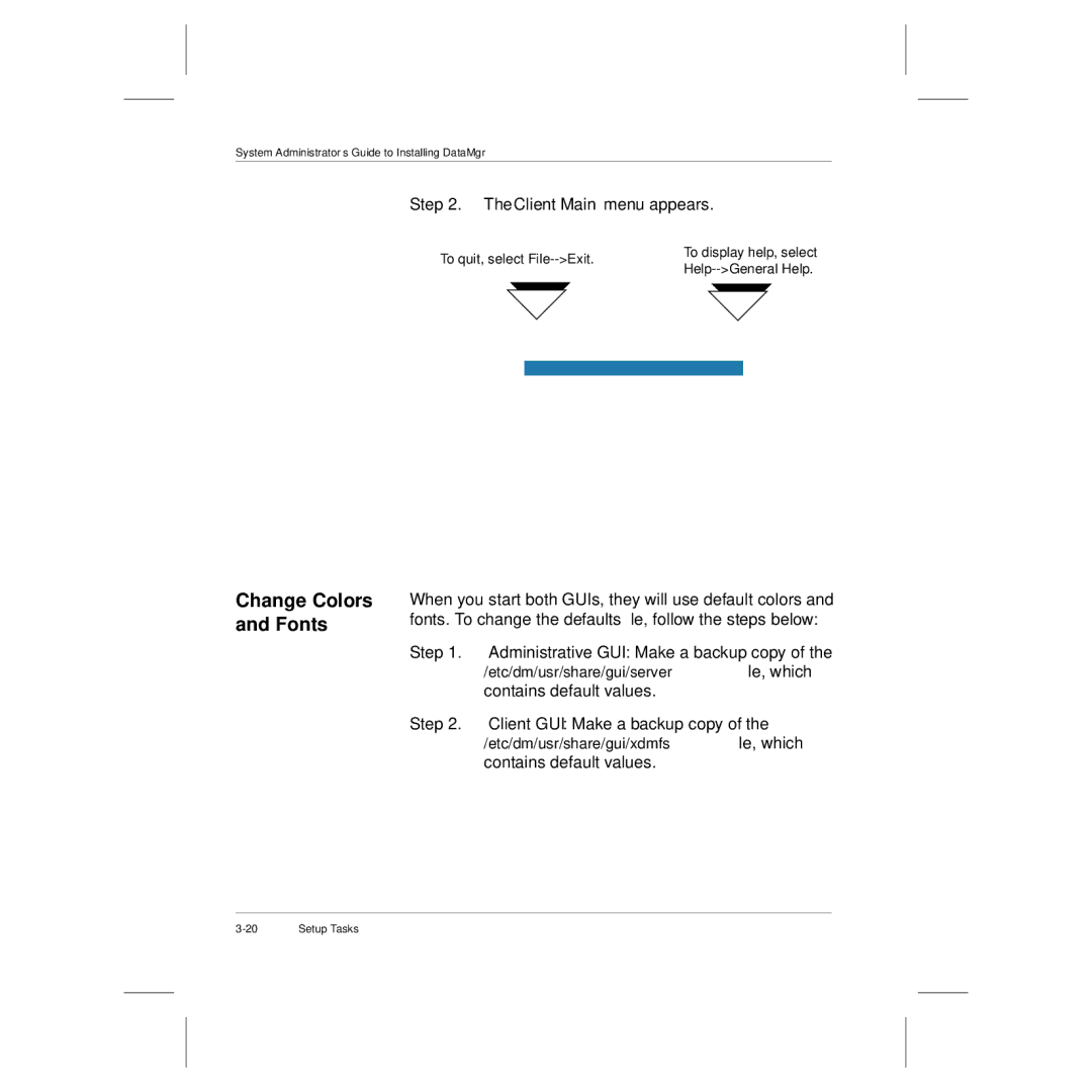 ADIC 3.5 manual Change Colors and Fonts 