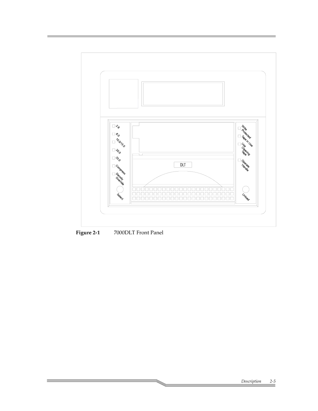 ADIC 7000DLT, 4000 installation and operation guide Description 