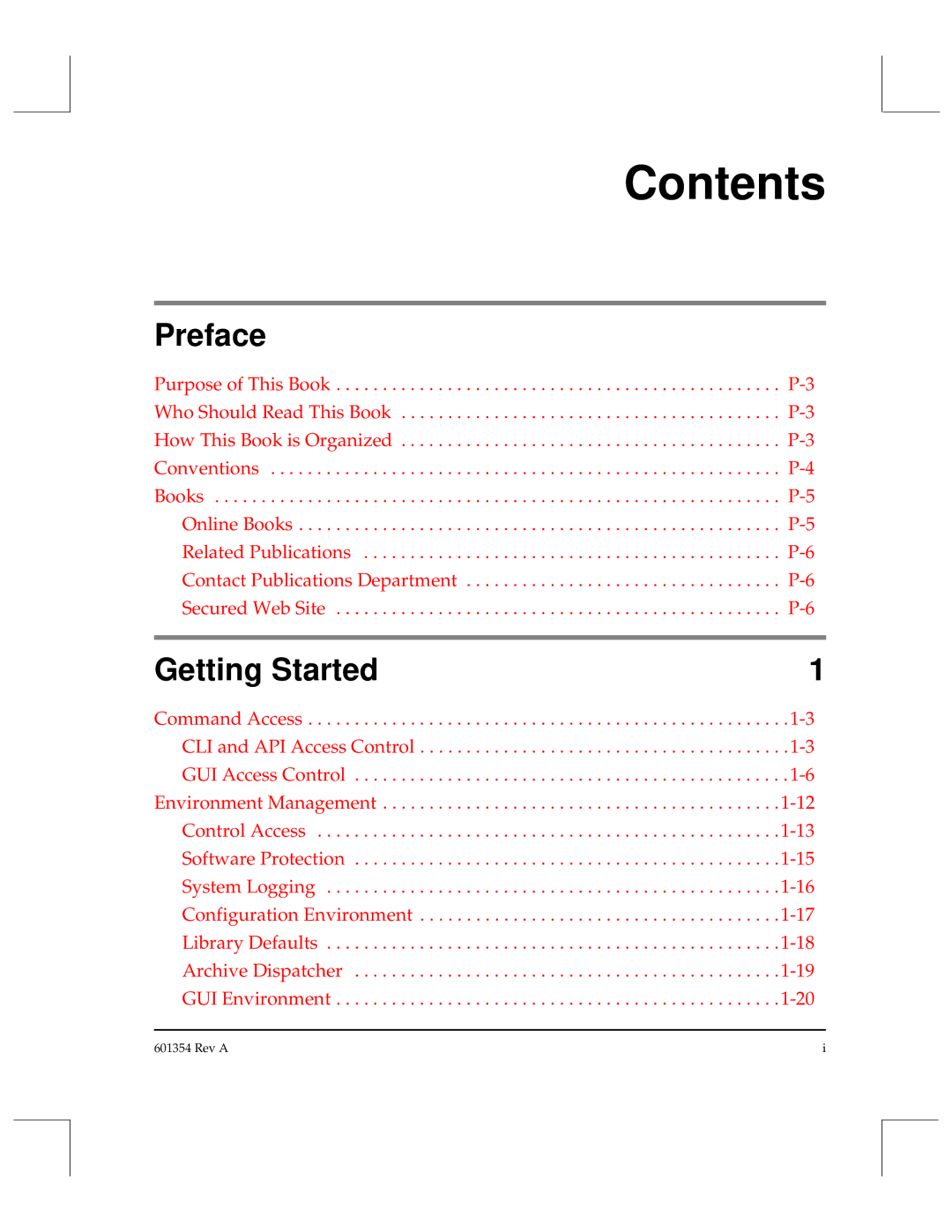 ADIC 601354 manual Contents 