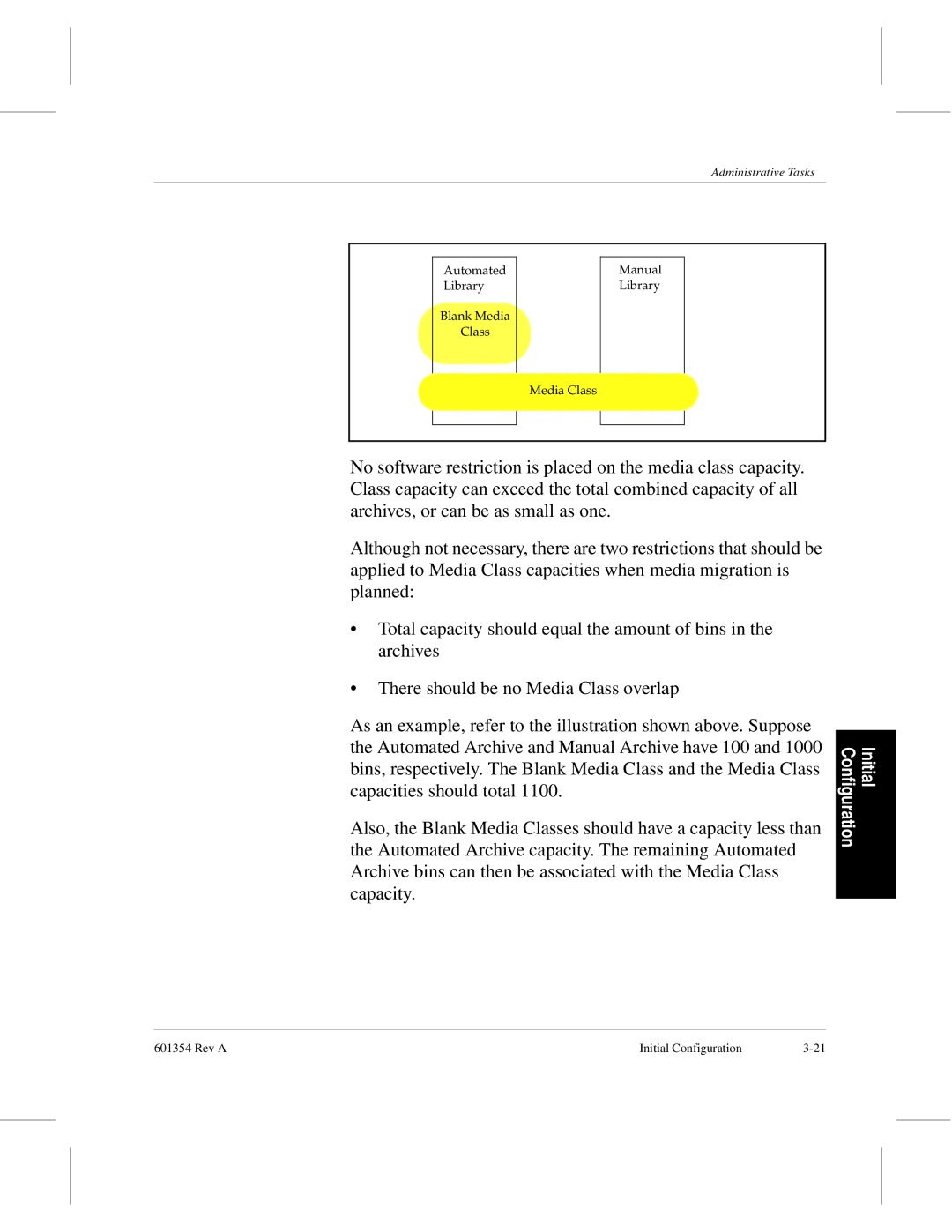 ADIC 601354 manual Automated Library Blank Media Class Manual Library 