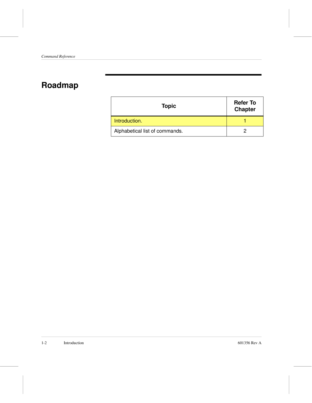 ADIC 601356 manual Roadmap 