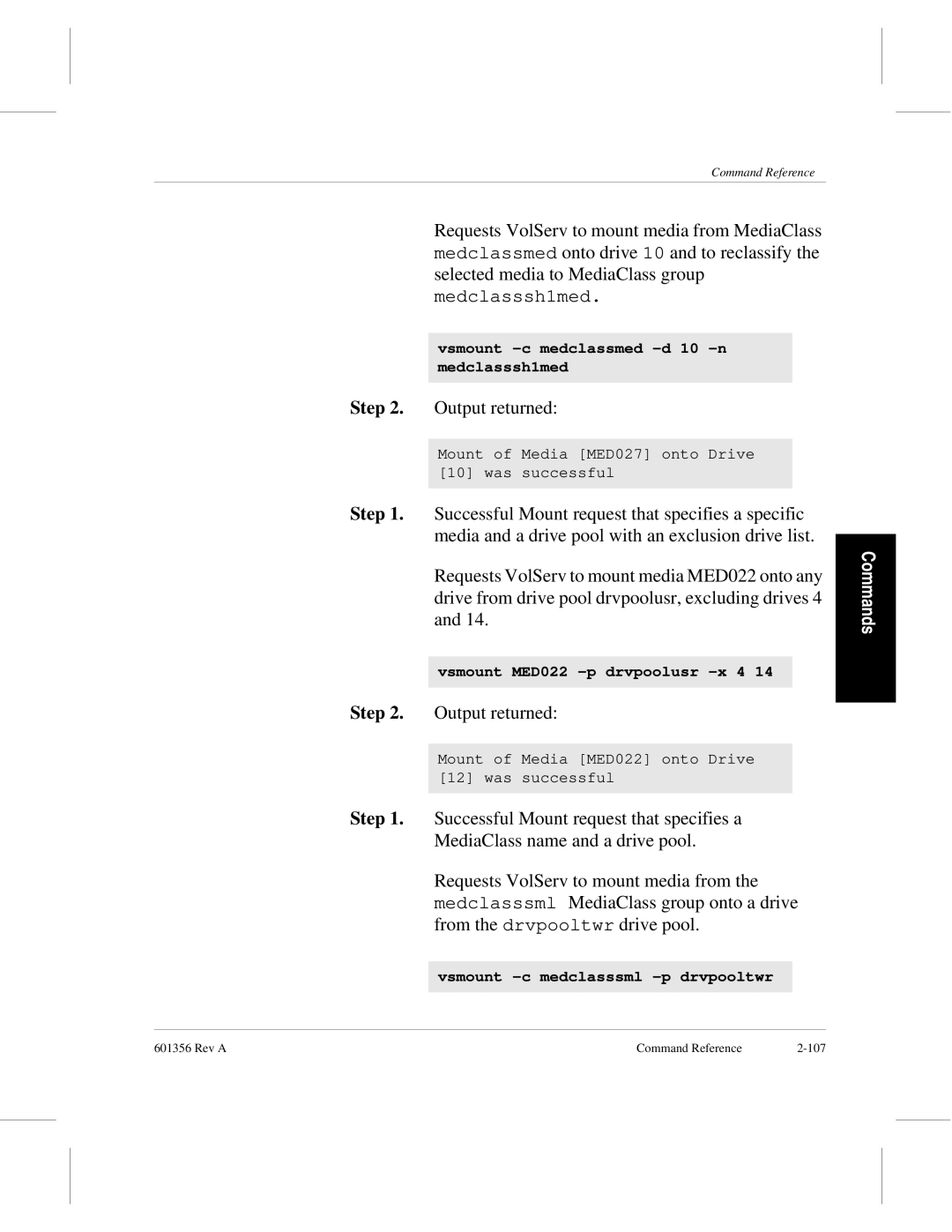 ADIC 601356 manual Medclasssh1med 