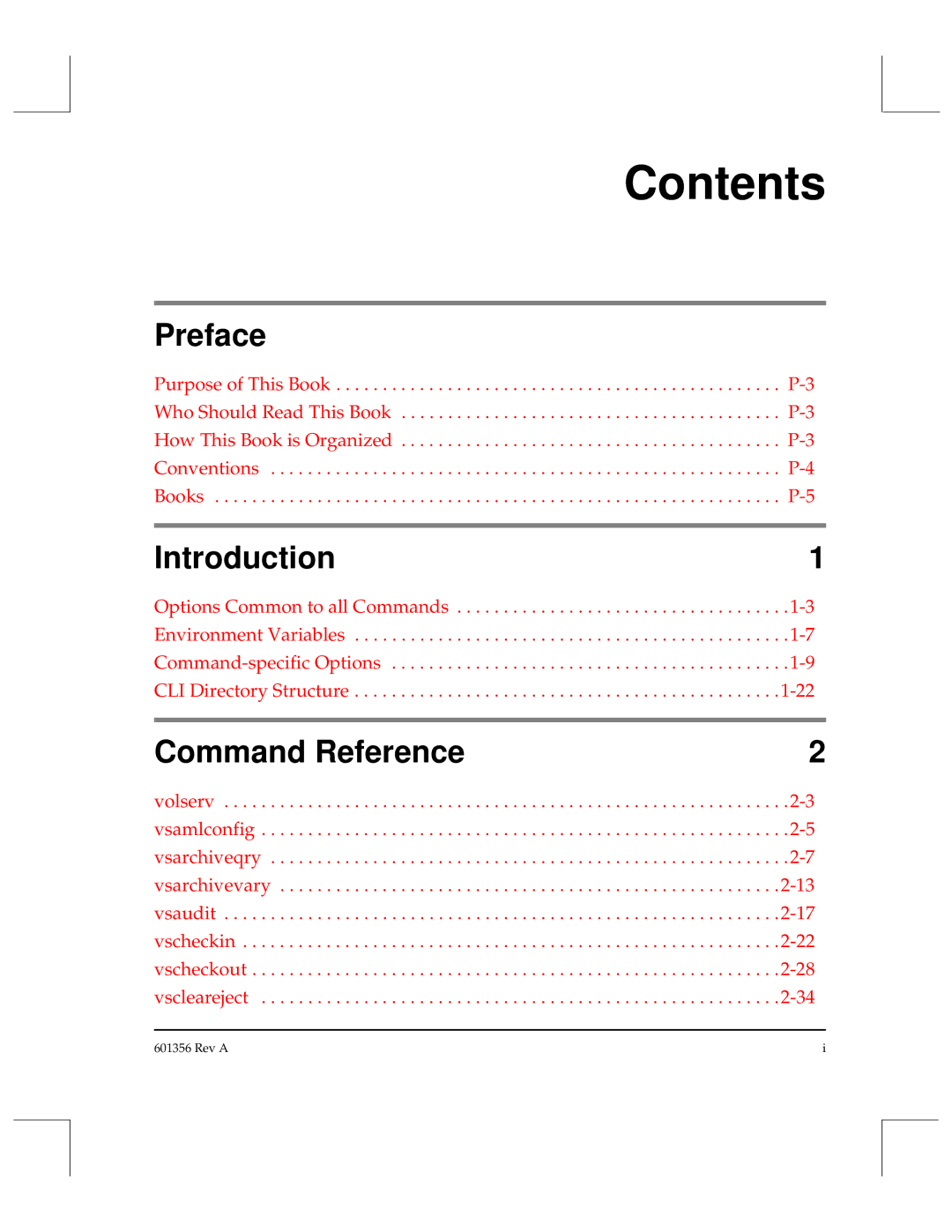 ADIC 601356 manual Contents 