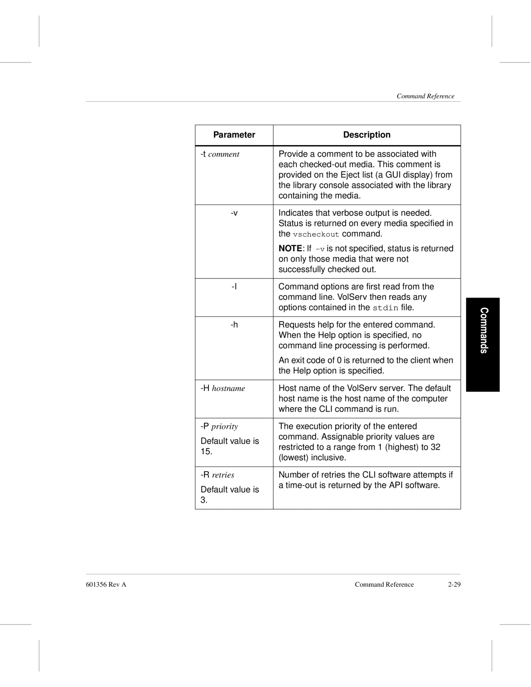 ADIC 601356 manual Provide a comment to be associated with 