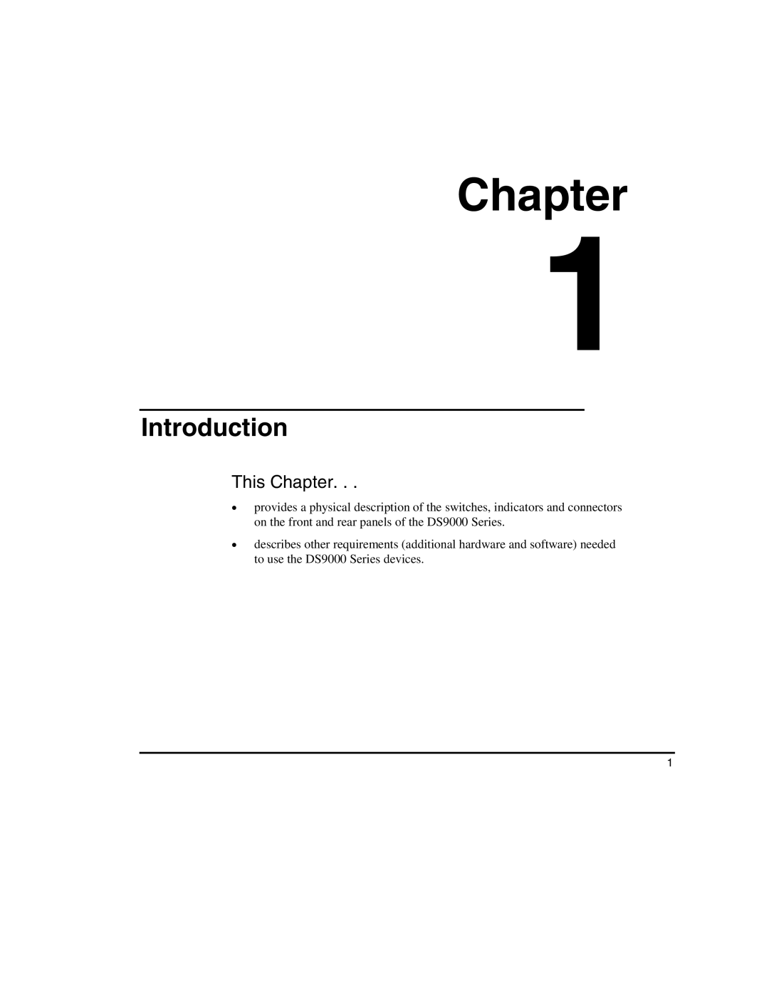 ADIC DS9000 Series manual Chapter, Introduction 