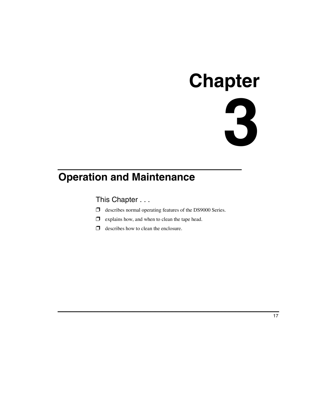 ADIC DS9000 Series manual Operation and Maintenance 