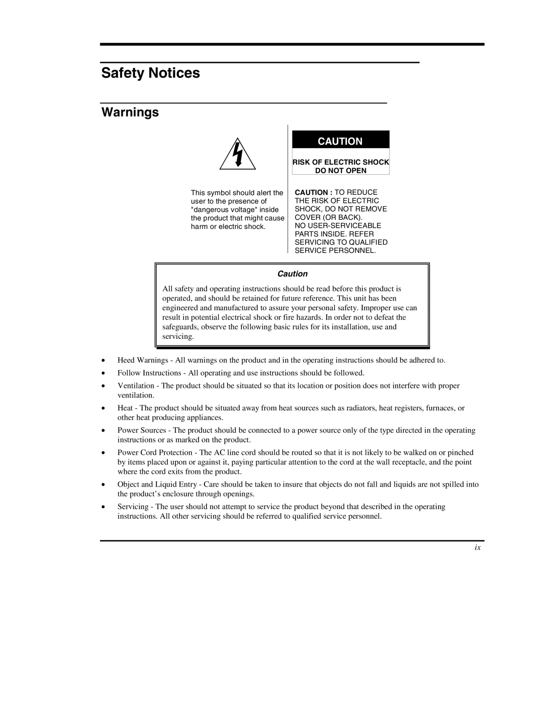 ADIC DS9000 Series manual Safety Notices 